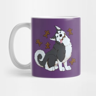 Husky Gingerbread Mug